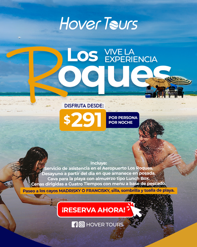 Conoce Los Roques con todo incluido web